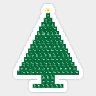 Oh Chemistree - Periodic Table Christmas Tree Sticker